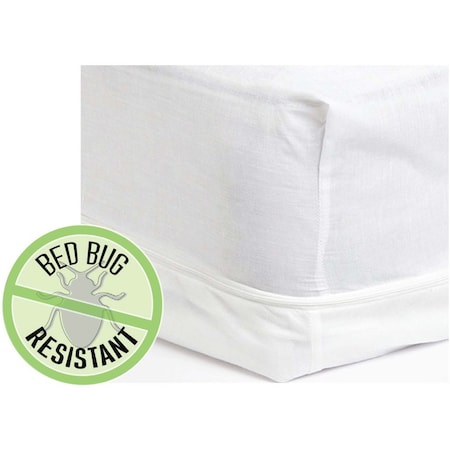 Bed Bug & Waterproof Mattress Cover - 30 X 74 (Cot Size), 4 Depth